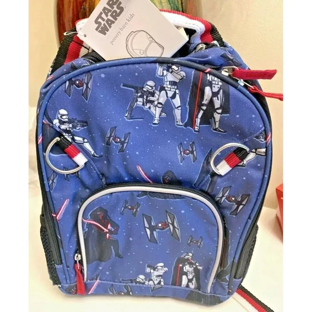 School Pottery Barn STAR WARS BACKPACK Mandalorian grogu Kylo Disney travel  🚀1